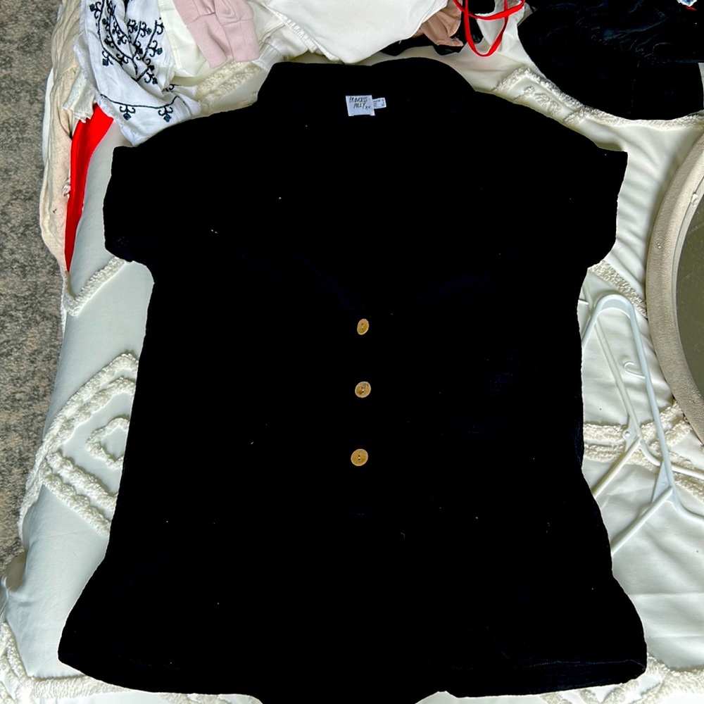 Princess Polly size 6 black short romper